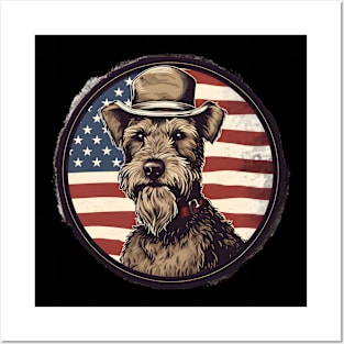 Lakeland Terrier 4th of July Posters and Art